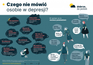 czego nie mówić osobie w kryzysie depresji?